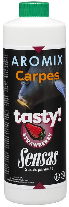 Sensas Posilovač Aromix Carp Tasty Strawberry (jahoda) 500ml