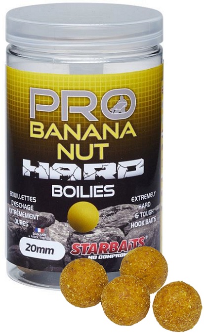 Starbaits Hard Boilies Pro Banana Nut 200g