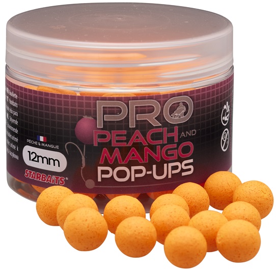 Starbaits Plovoucí boilie - POP UP Pro Peach & Mango 16mm, 50g