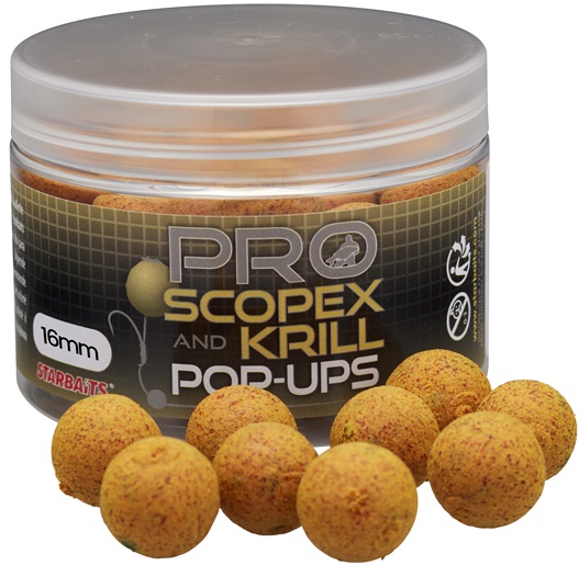 Starbaits Plovoucí boilie - POP UP Pro Scopex Krill 16mm, 50g