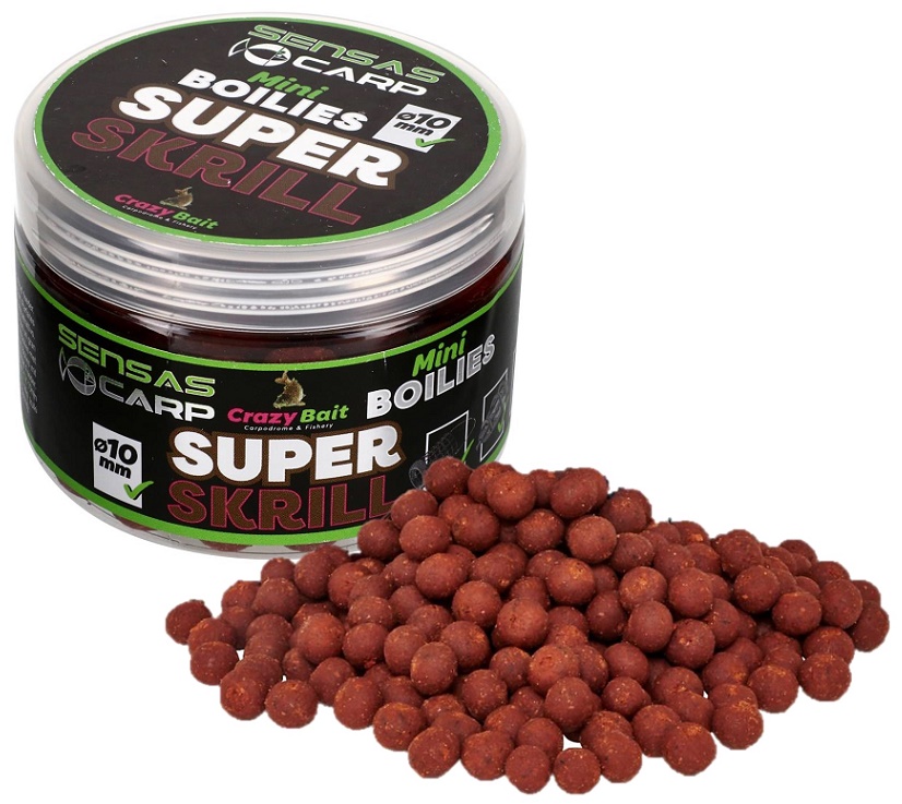 Sensas Mini Boilies Crazy Super Krill (krill) 10mm, 80g