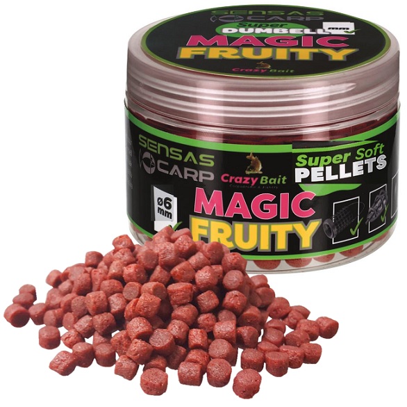 Sensas Pelety Super Soft Magic Fruity (ovoce) 6mm, 60g