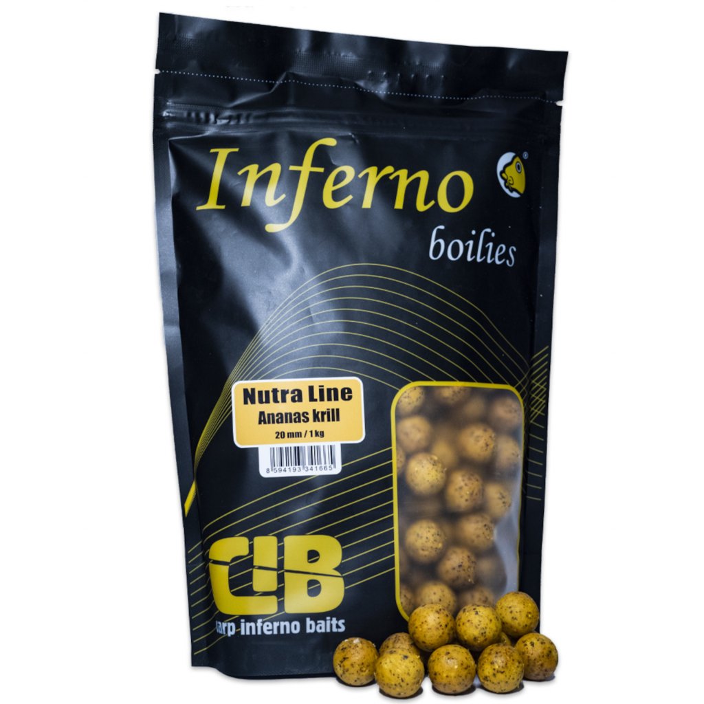 Carp Inferno Boilies Nutra Line - Ananas Krill 1kg