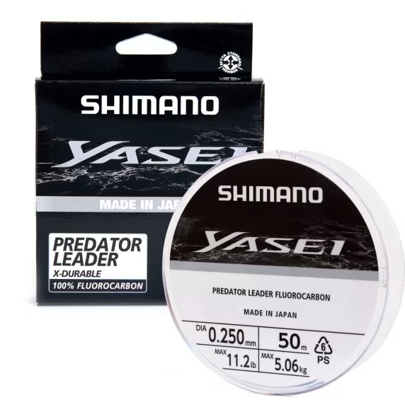 Shimano Yasei Fluorocarbon - Fluoro Leader Grey 50m