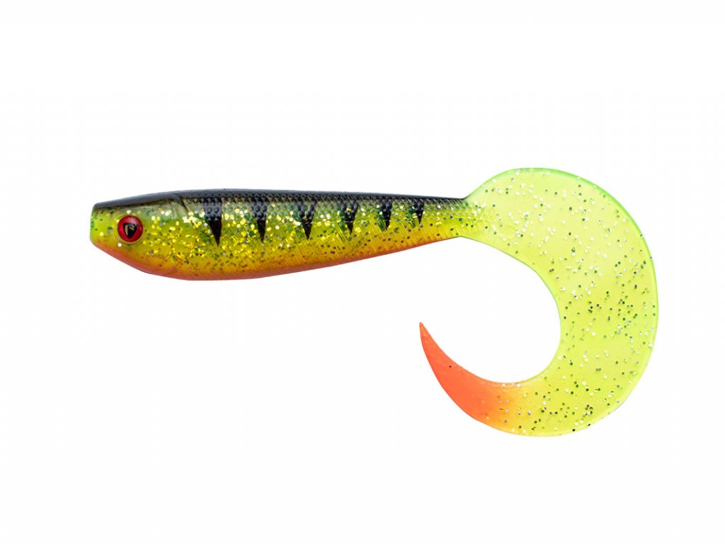 Fox Rage Gumová nástraha Pro Grub UV Perch 12cm