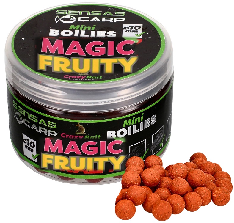 Sensas Mini Boilies Crazy Magic Fruity (ovoce) 10mm, 80g