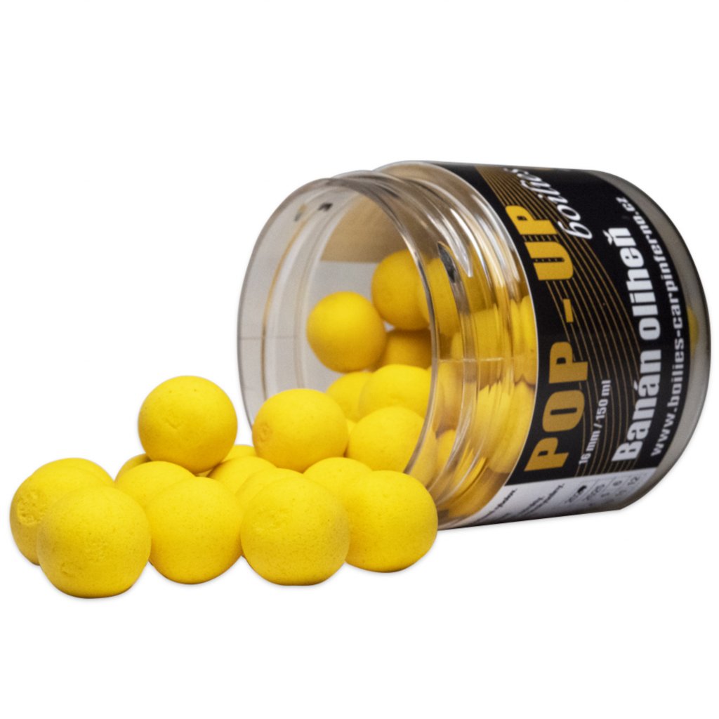 Carp Inferno Pop-Up Boilies - Banán/Oliheň 16mm, 150ml