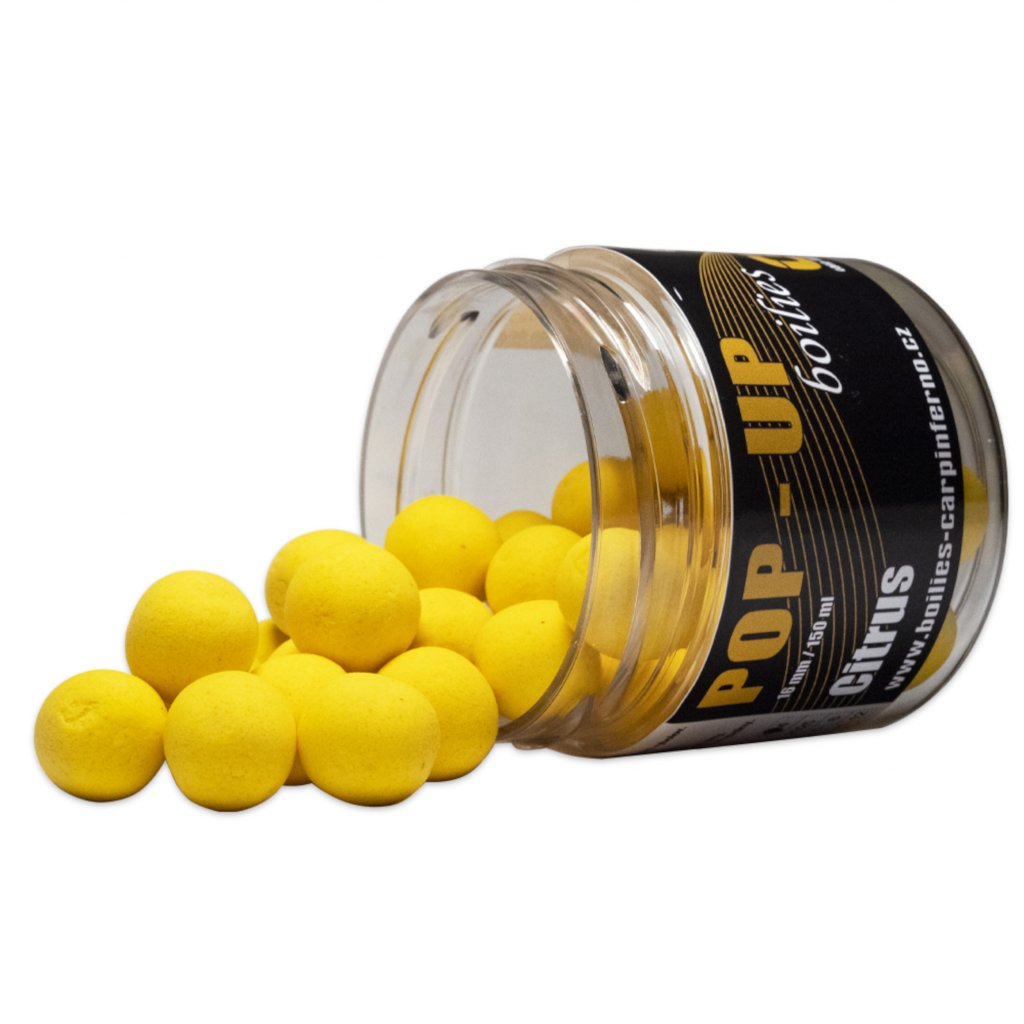 Carp Inferno Pop-Up Boilies - Citrus 16mm, 150ml