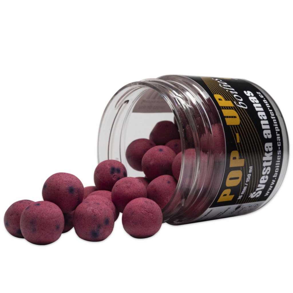 Carp Inferno Pop-Up Boilies - Ananas/Švestka 16mm, 150ml