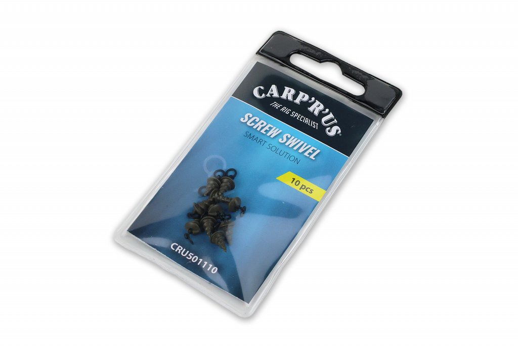 Carp´R´Us Obratlík s vrutem Screw Swivel 10ks