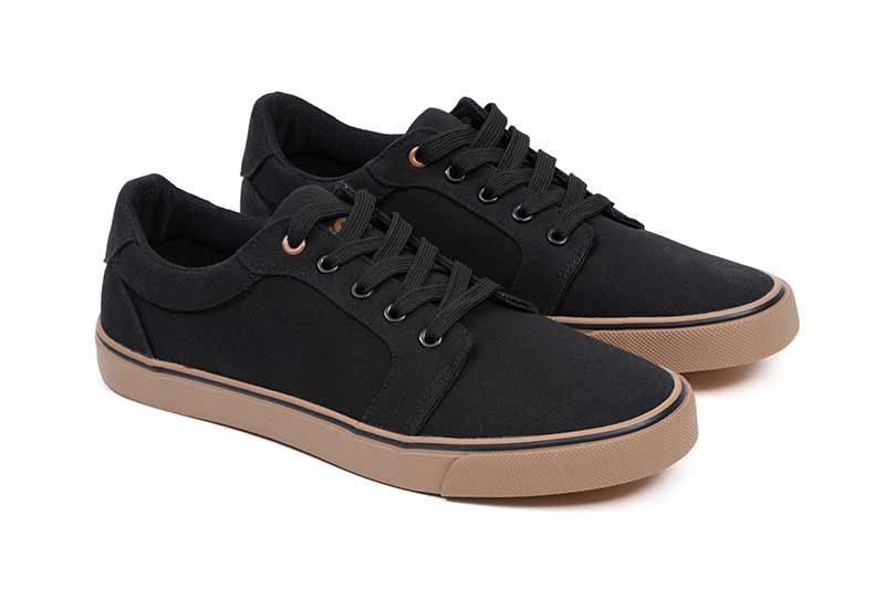 Fox Boty Black Canvas Shoe