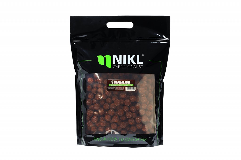 Nikl Economic Feed Boilie Strawberry 5kg