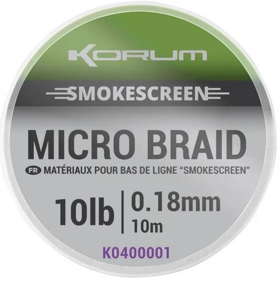 Korum Návazcová šňůra Smokescreen Micro Braid 10m