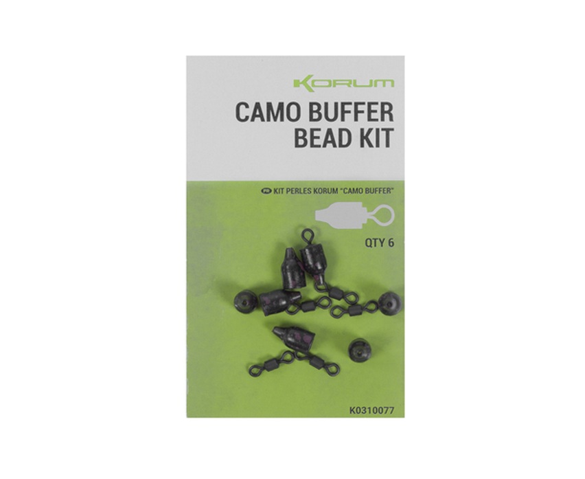 Korum Zarážka Camo Buffer Bead Kit 6ks