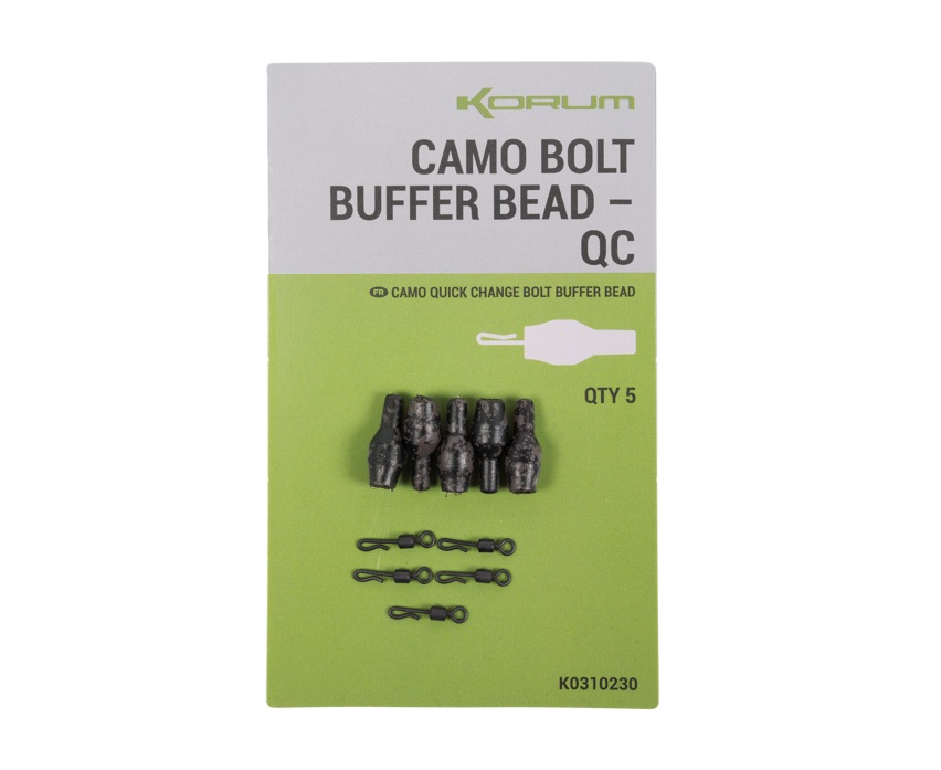 Korum Závěsky Camo Bolt Buffer Bead QC 5ks