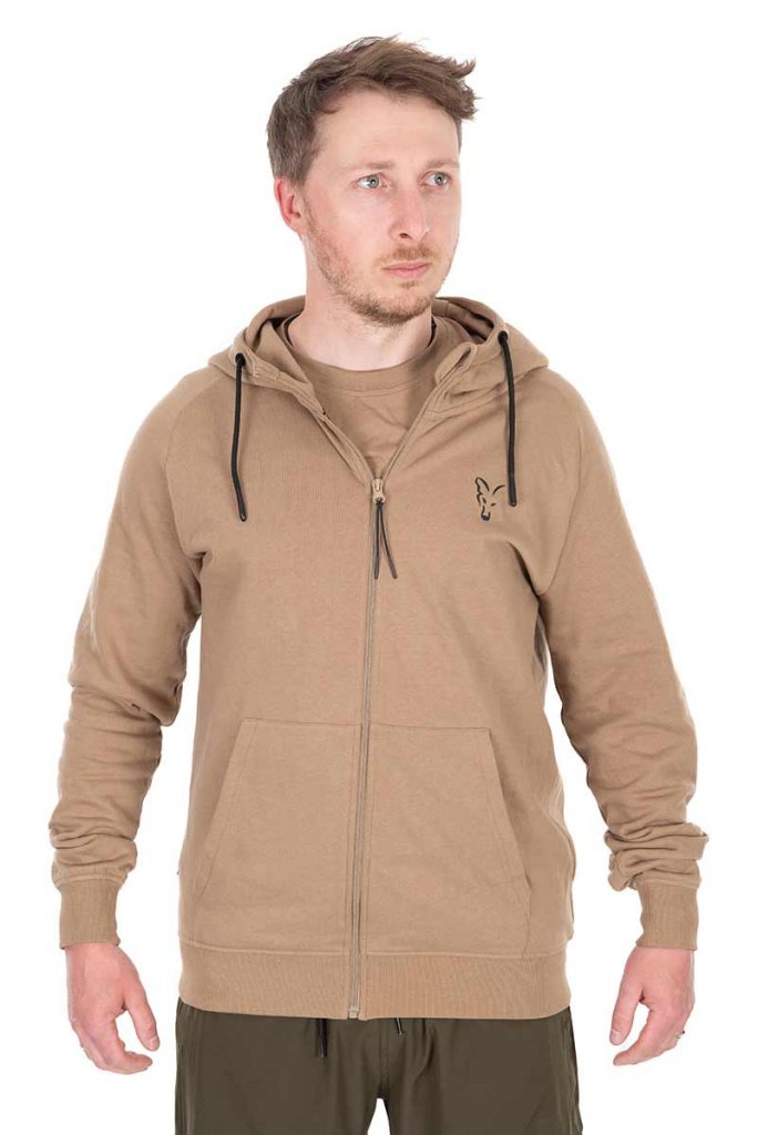 Fox Mikina Collection LW Zip Hoody - Tan LTD