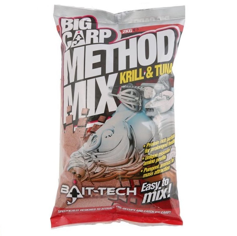 Bait-Tech Krmítková směs Big Carp Method Mix Krill & Tuna 2kg