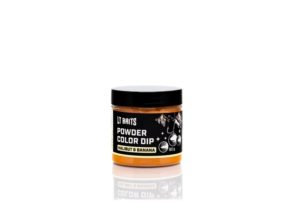 LT baits Powder Color Dip Halibut Banana 90g