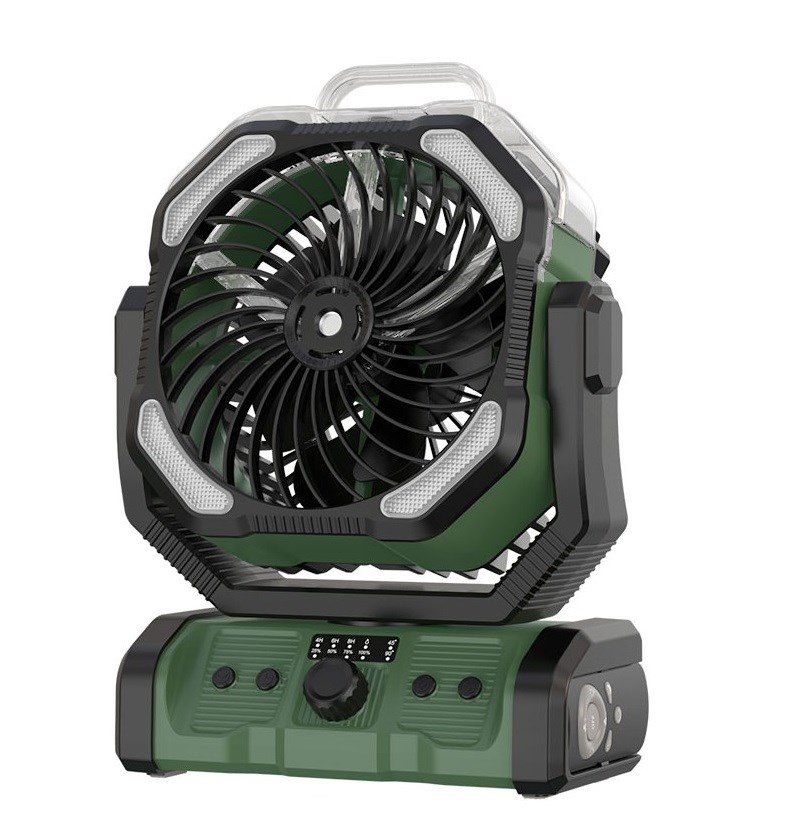 Holdcarp Ventilátor s vodní párou  - Rechargeable DoubleMotor WaterSpray Fan