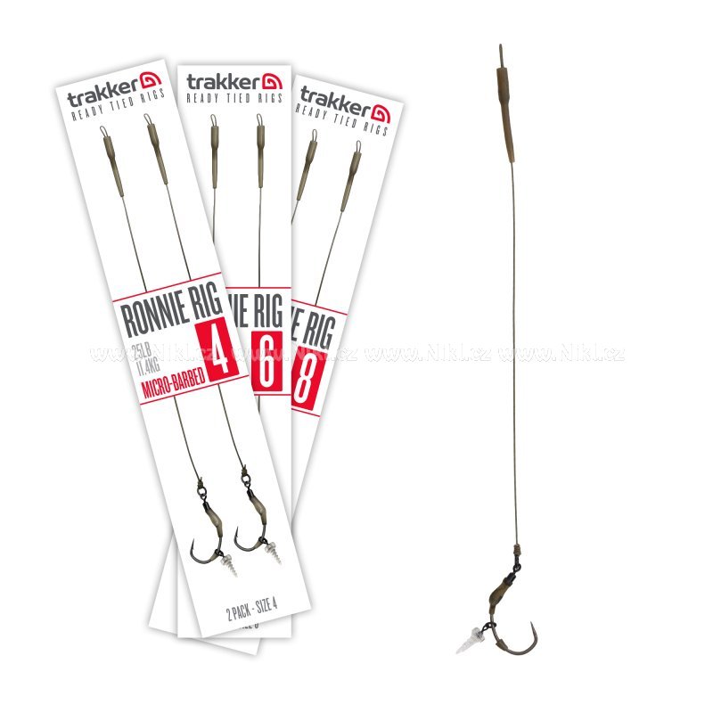 Trakker Hotové návazce Ronnie Rig (Barbed) 2ks