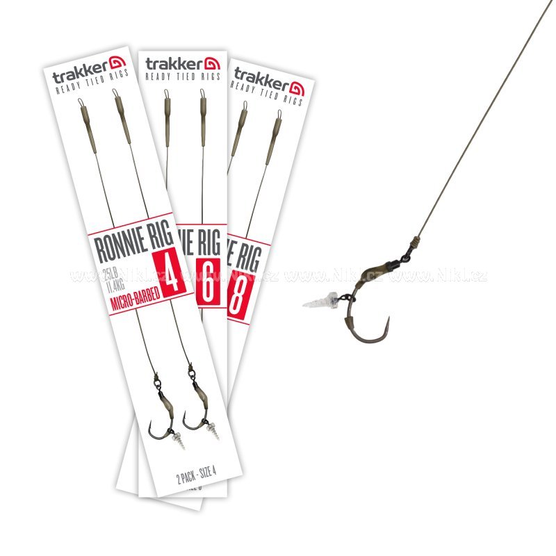 Trakker Hotové návazce Ronnie Rig (Barbed) 2ks