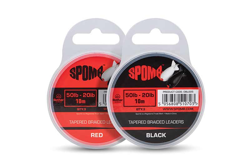Spomb Ujímaný šokový vlasec Tapered Braided Leader 0,38-0,20mm, 3x10m