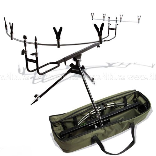 Stojan MINI BASIC CARP'O STEEL na 4 pruty