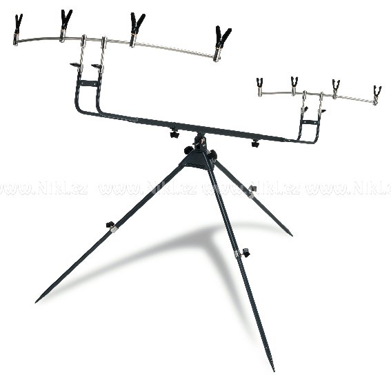 Stojan MINI BASIC CARP'O STEEL na 4 pruty