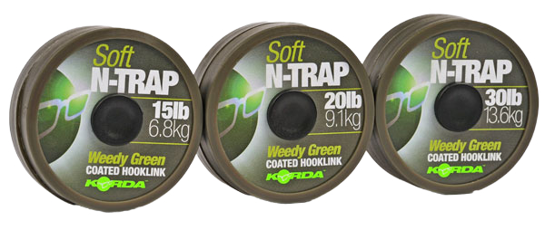 Korda Návazcová šňůrka N-TRAP Soft Green 20m