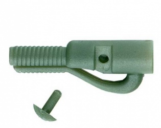 Závěska s kolíčkem Safety lead clips with pin (matt green)