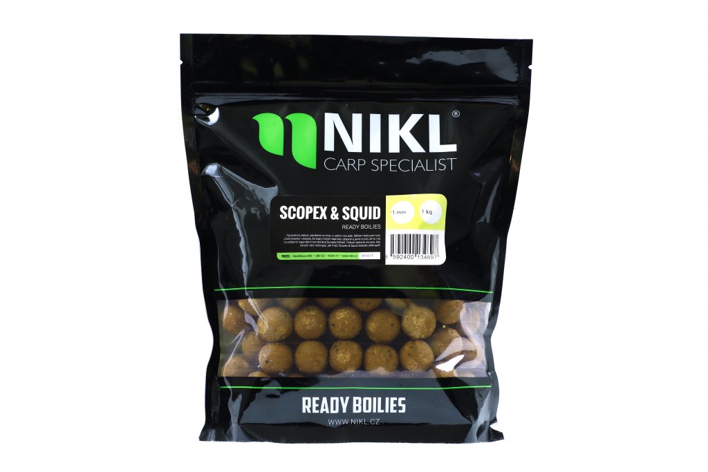 NIKL Ready boilie Scopex & Squid - 20 mm, 3 kg