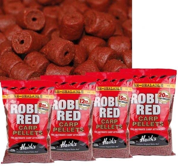 Dynamite Baits Pelety Robin Red Pre-Drilled 20mm 900g