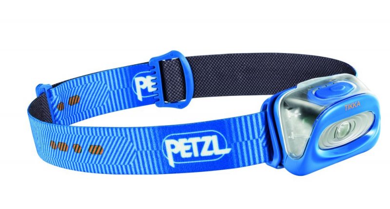 Petzl TIKKA modrá, 80 lumens