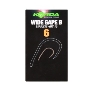 Korda Háček Wide Gape Barbless 10ks