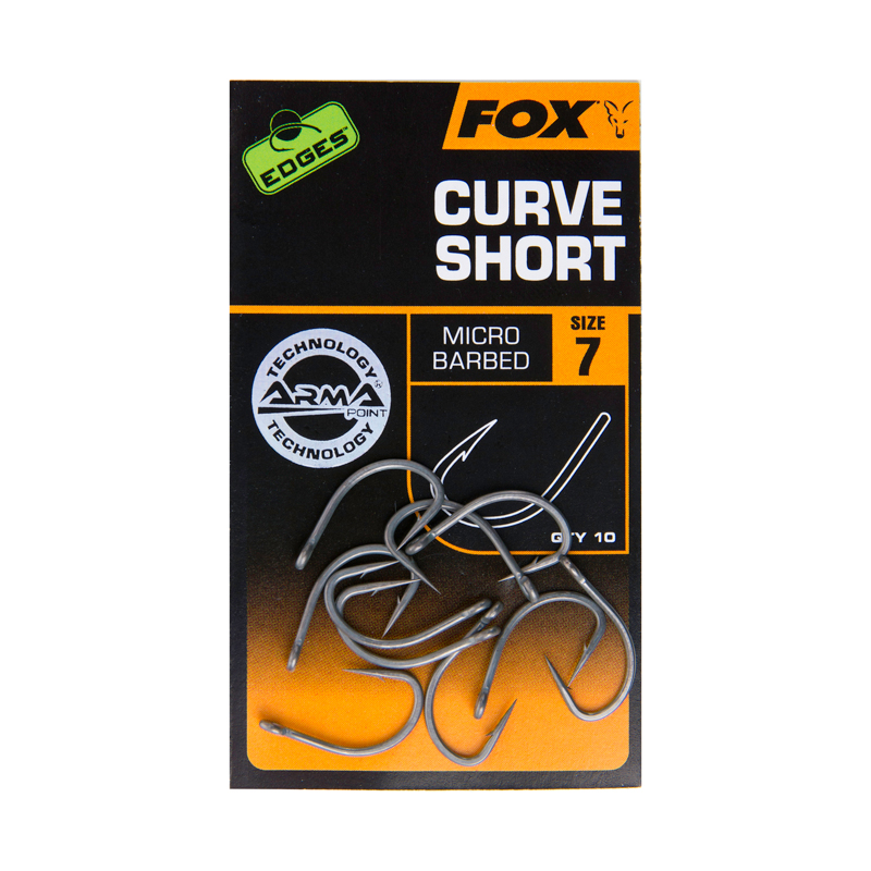 Fox Háčky Edges ArmaPoint Curve Shank Short 10ks