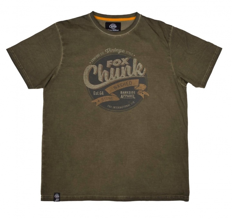 Tričko Fox - Chunk Stonewash T-Shirt Khaki