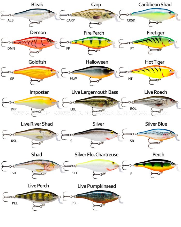 Wobbler Rapala - Shad Rap