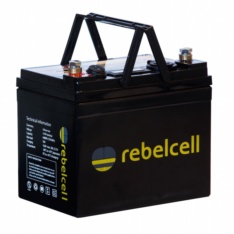 Baterie Rebelcell li-ion Battery 50AH + Charger - Lithium lonen Battery
