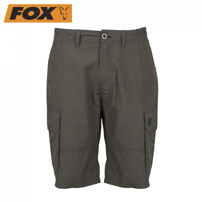 Fox Kraťasy Green & Black Lightweight Cargo Shorts XXXL