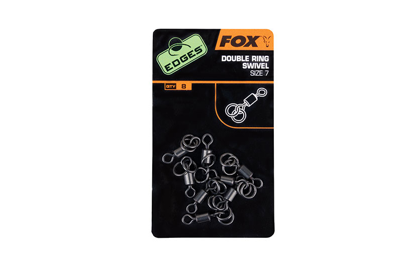 Fox obratlík s 2 kroužky Edges Double Ring Swivel vel. 7