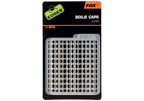 Fox Zarážka na boilie Edges Boilie Caps Clear (120ks)