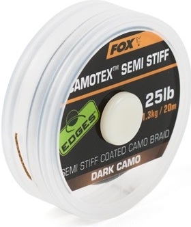 Potahovaná šňůra Camotex Dark Semi Stiff 20lb - 20m