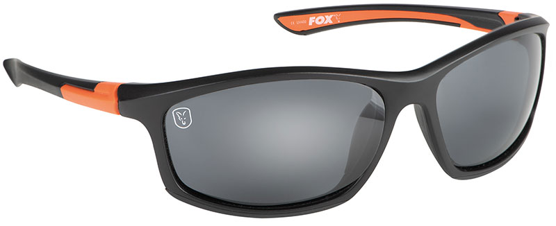 Fox Sluneční Brýle - Sunglasses Black/Orange - grey lenses