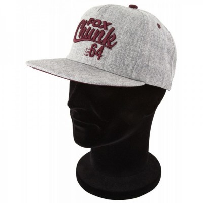 Kšiltovka Fox Chunk Grey/Burgundy Snapback