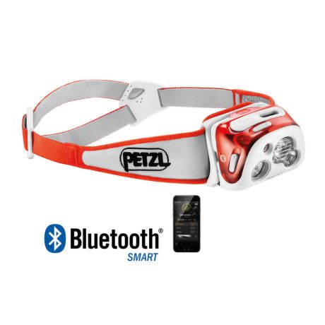 Petzl REACTIK + svítilna korálová s bluetooth, 300 lumens