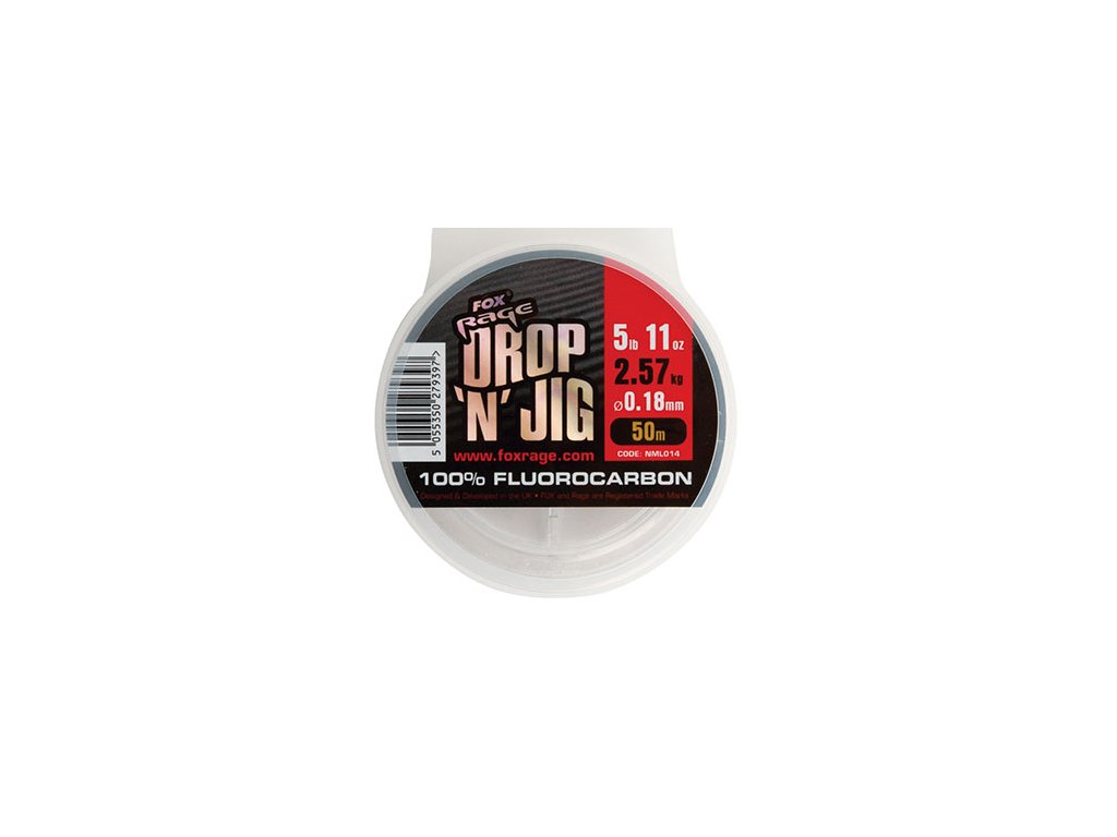 Fox Rage Fluorocarbon - Drop 'n' Jig 50m