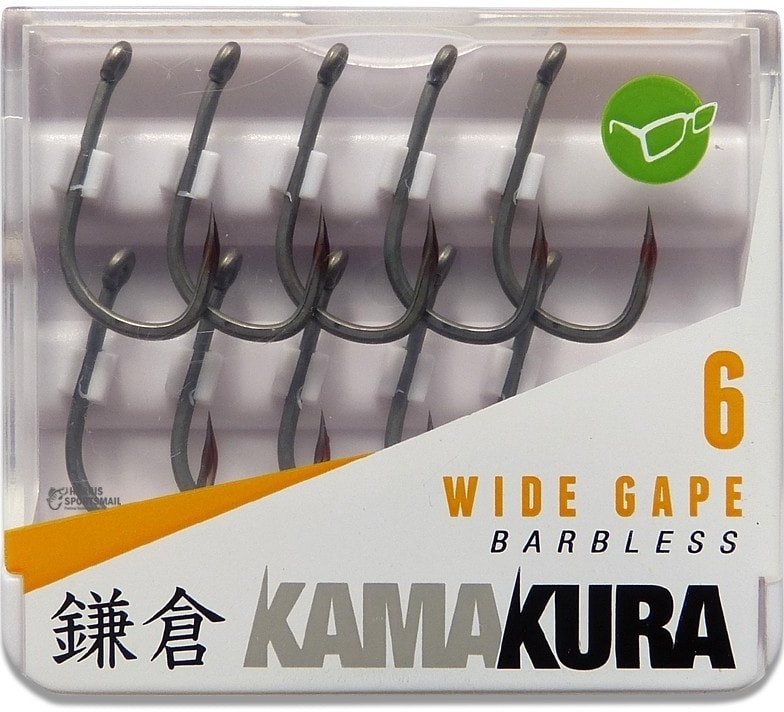 Korda Háčky Kamakura Wide Gape Barbless 10ks