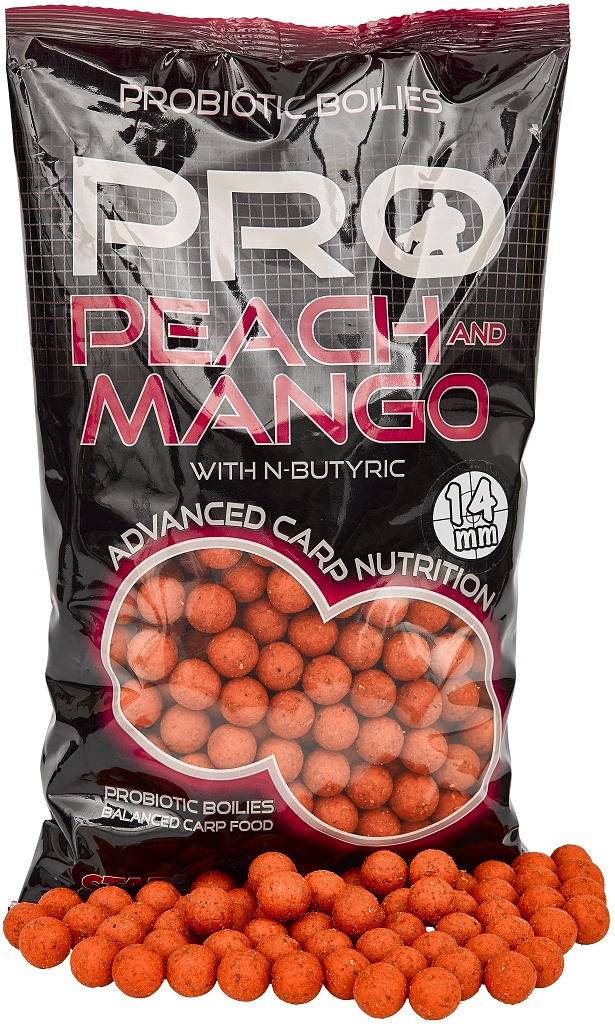 Starbaits Boilies Probiotic Peach & Mango 1kg