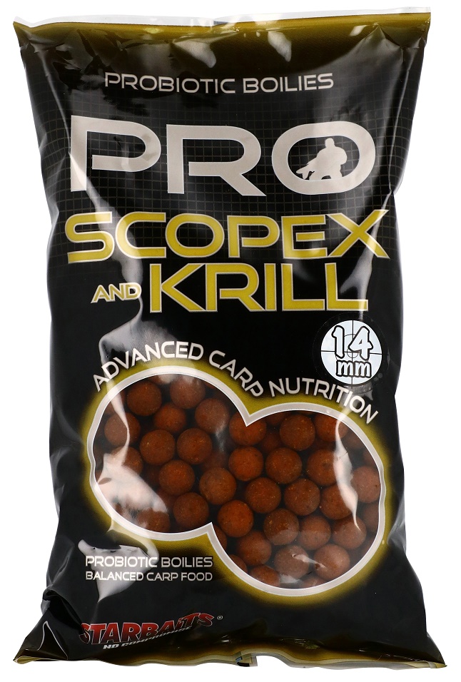 Starbaits Boilies Pro Scopex Krill 14mm, 1kg