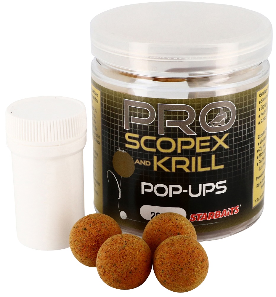 Starbaits Plovoucí Boilie Probiotic Scopex Krill 14mm, 80g